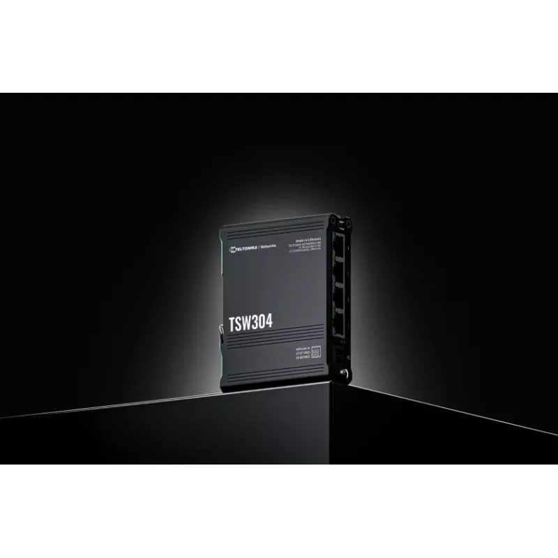 TELTONIKA Tsw304 Przemysłowy niezarządzalny 4-portowy przełącznik Gigabit Ethernet