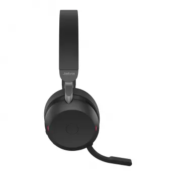 Jabra Evolve2 75 - USB-C UC - Czarny, przewodowy i bezprzewodowy, biuro/centrum telefoniczne, 20 - 20000 Hz, 197 g, słuchawki, czarny