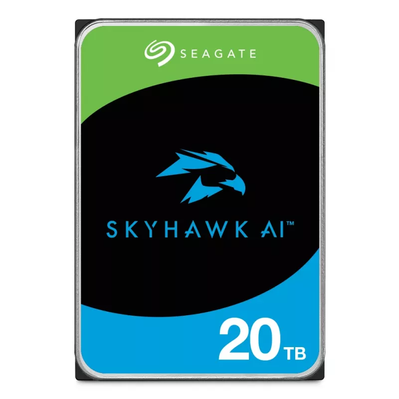 Seagate SkyHawk AI ST20000VE004 wewnętrzny dysk twardy 20 TB 7200 RPM 512 MB 3.5 cala Serial ATA III