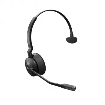 Jabra Engage 55 - USB-A MS Mono, EMEA/APAC, Bezprzewodowy, Biuro/Call center, 57 g, Słuchawka, Czarny, Tytan