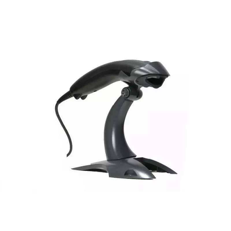 HONEYWELL Barcode Scanner Voyager 1200g USB Kit - Includes Czarny Scanner 1200g & Rigid Presentation Stand & Coiled USB Type A kabel 3m