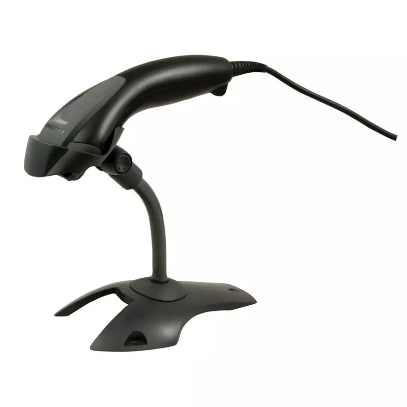 HONEYWELL Barcode Scanner Voyager 1200g USB Kit - Includes Czarny Scanner 1200g & Rigid Presentation Stand & Coiled USB Type A kabel 3m