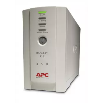 APC Back-UPS, 350VA/210W, Tower, 230V, 4x gniazda IEC C13, wymienna bateria użytkownika