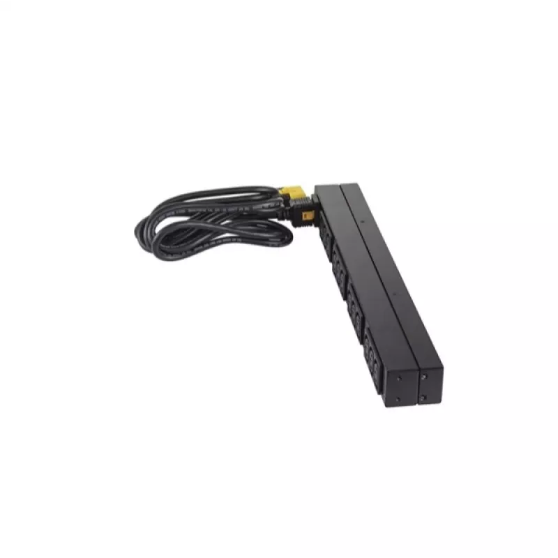 APC NetShelter Basic Rack PDU, 1U, 1PH, 3,7kW 230V 16A lub 3,3kW 208V 16A, x12 gniazd C13, przewód C20