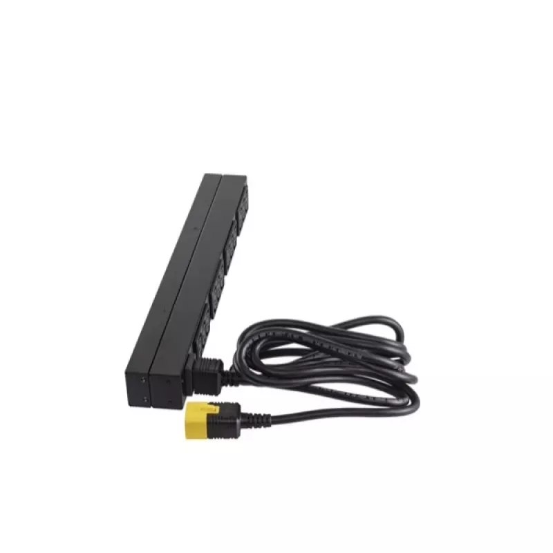 APC NetShelter Basic Rack PDU, 1U, 1PH, 3,7kW 230V 16A lub 3,3kW 208V 16A, x12 gniazd C13, przewód C20