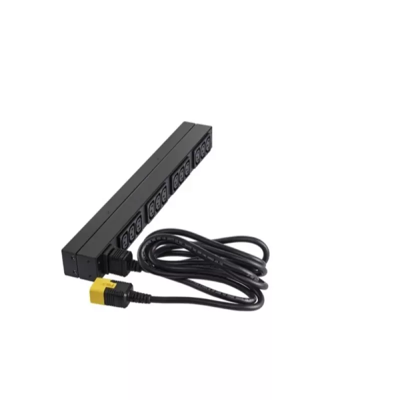APC NetShelter Basic Rack PDU, 1U, 1PH, 3,7kW 230V 16A lub 3,3kW 208V 16A, x12 gniazd C13, przewód C20