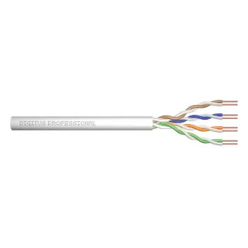 Kabel Ethernet DIGITUS - Kat. 5e - U/UTP - AWG 24/1 - 305 m - Szary
