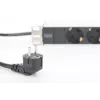 DIGITUS 1U Aluminium PDU, rackmountable rated power: 16A, 4000W, 250VAC 50/60Hz, 8x safety outlets