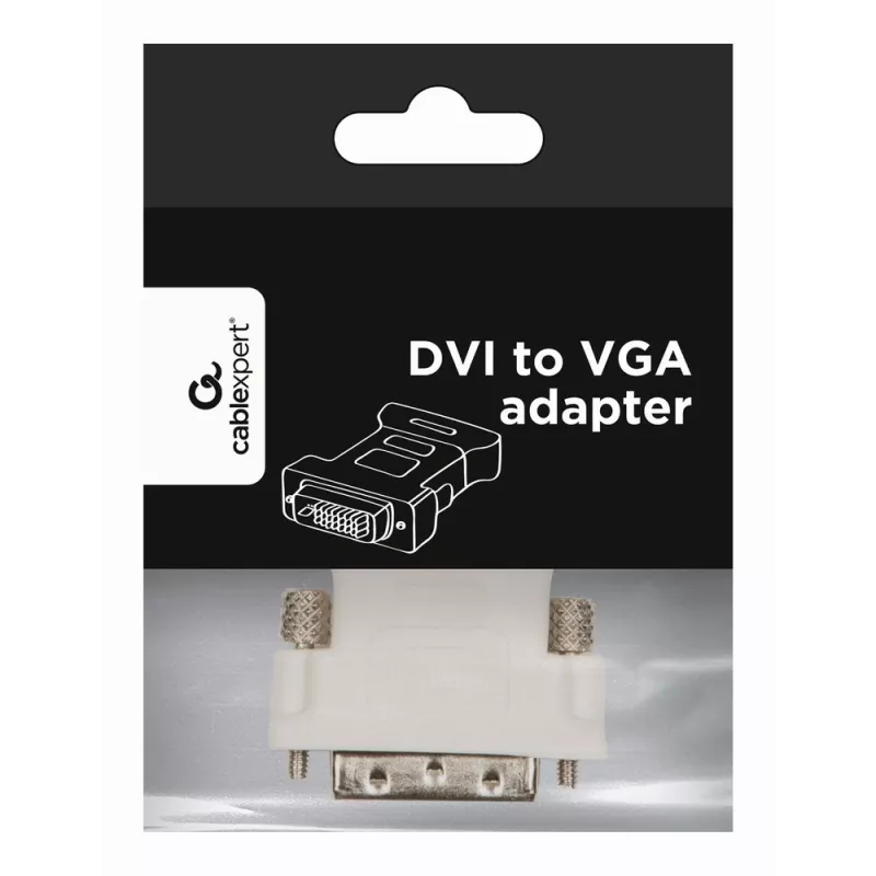 GEMBIRD Adapter DVI-A męski do VGA 15-pin HD (3 rzędy) żeński