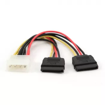 Kabel zasilający GEMBIRD 15 cm 2xSATA / opakowanie zbiorcze (cc-sata-psy)