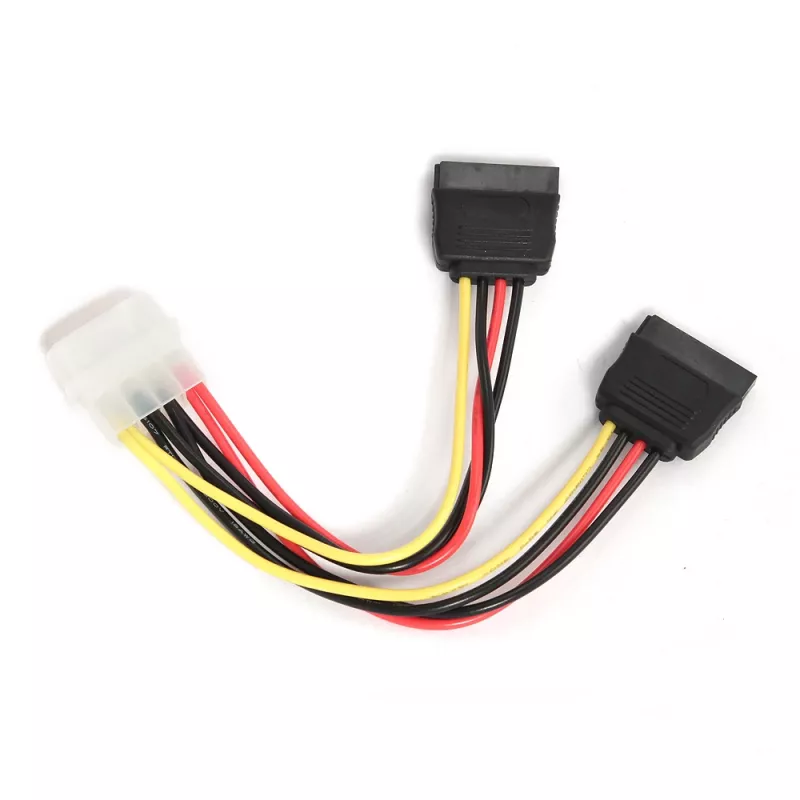 Kabel zasilający GEMBIRD 15 cm 2xSATA / opakowanie zbiorcze (cc-sata-psy)