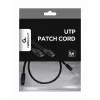 Kabel sieciowy Gembird PP12-0.5M/BK RJ45 Cat5e 0.5m czarny