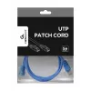 Kabel krosowy GEMBIRD - kat. 5e - UTP - 1 m - niebieski