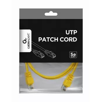 Kabel krosowy GEMBIRD - Kat. 5e - UTP - 1 m - Żółty