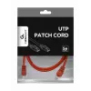 Kabel krosowy GEMBIRD - Kat. 5e - UTP - 2m - Czerwony