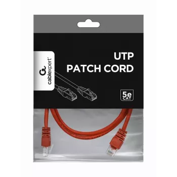 Kabel krosowy GEMBIRD - Kat. 5e - UTP - 2m - Czerwony