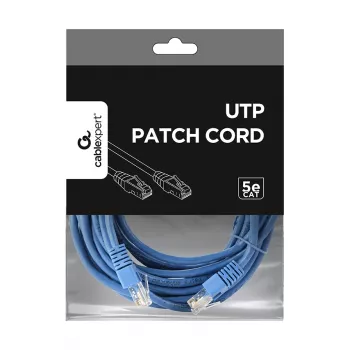 GEMBIRD Kabel krosowy - Kat. 5e - UTP - 5 m - niebieski