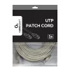 GEMBIRD Kabel krosowy - kat. 5e - UTP - 20 m - szary