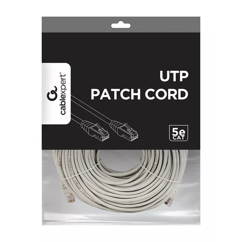 GEMBIRD Patch kabel - Cat 5e - UTP - 50m - szary