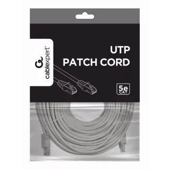 Kabel krosowy GEMBIRD - Kat. 5e - UTP - 30 m - szary
