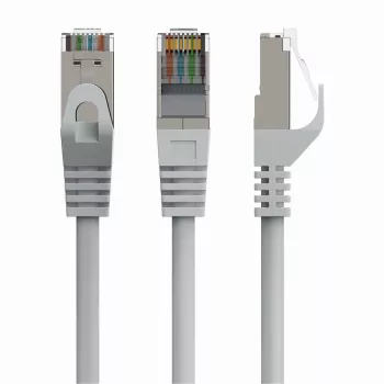 Kabel krosowy GEMBIRD - CAT6 - FTP - 25 cm - Szary