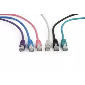 Kabel krosowy GEMBIRD - CAT6 - FTP - 25 cm - Szary