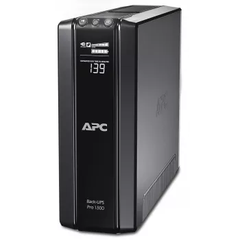 APC Back-UPS Pro, 1500VA/865W, Tower, 230V, 10x gniazd IEC C13, AVR, LCD, wymienna bateria użytkownika