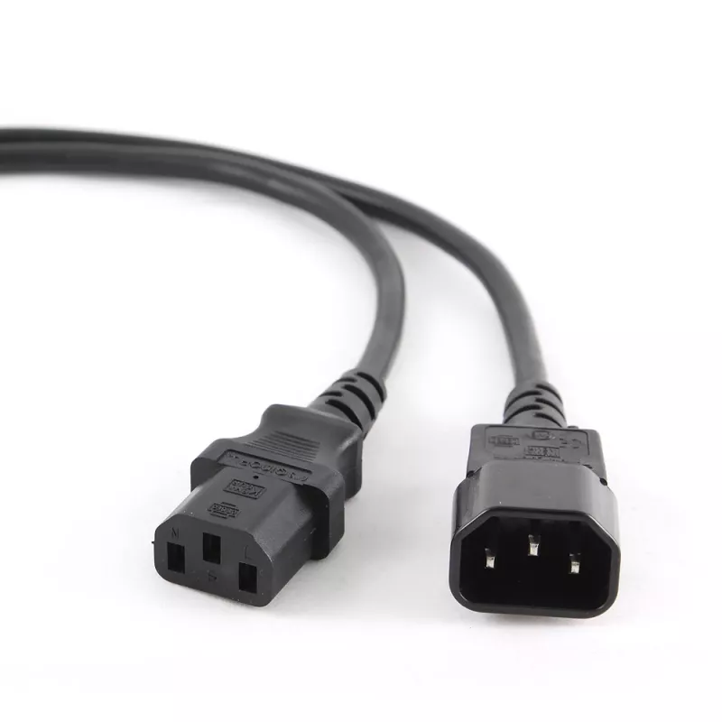GEMBIRD Kabel zasilający (C13 do C14), zatwierdzony VDE, 3 m