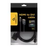 Kabel GEMBIRD HDMI na DVI Męski-Męski ze Złoconymi Złączami 2,0 m Opakowanie Zbiorcze
