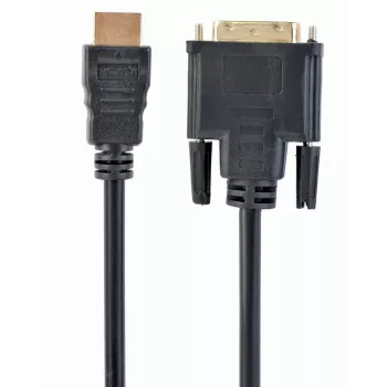 Kabel HDMI na DVI-D GEMBIRD CC-HDMI-DVI-10 3 m, czarny, męski-męski, pozłacane styki
