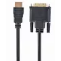 Kabel HDMI na DVI-D GEMBIRD CC-HDMI-DVI-10 3 m, czarny, męski-męski, pozłacane styki
