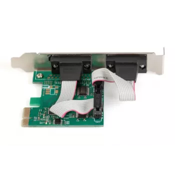 DIGITUS Karta rozszerzeń szeregowych I/O, 2-portowa, PCI-e 2 x DB9 M, pełny wspornik + niskoprofilowe, chipset MCS9901