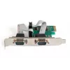 DIGITUS Karta rozszerzeń szeregowych I/O, 2-portowa, PCI-e 2 x DB9 M, pełny wspornik + niskoprofilowe, chipset MCS9901
