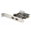 Karta interfejsu DIGITUS IEEE 1394b, PCI-e 3 porty, 2x9-pin zewnętrzny + 1x9-pin wewnętrzny
