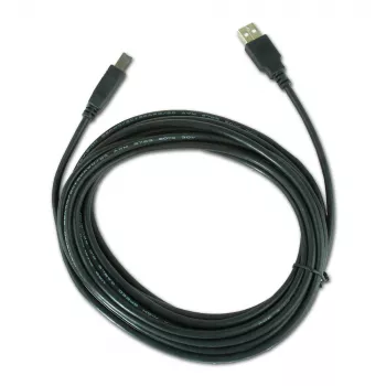 Kabel USB, Gembird 4,5m USB 2.0 A/B M, Czarny, Męski/Męski