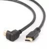 GEMBIRD Kabel HDMI High Speed z Ethernetem, złącze kątowe 90° w górę, 3 m