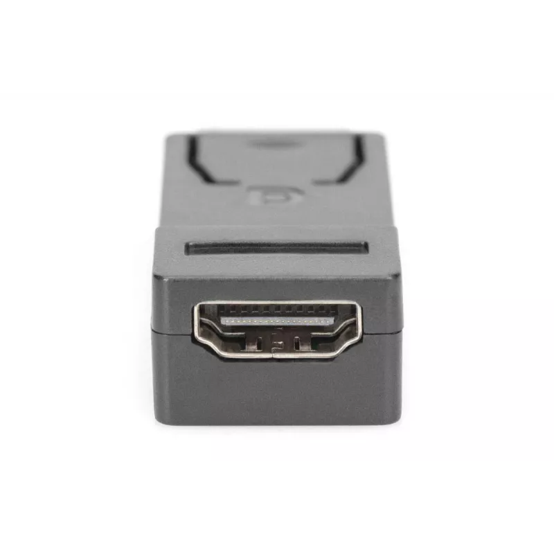 Adapter DIGITUS ASSMANN DisplayPort, DP - HDMI typu A M/Ż, z blokadą, czarny CE