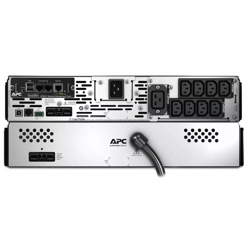 APC Smart-UPS X SMX3000RMHV2UNC - 3000VA, 8x C13, 1x C19 gniazdo, USB, rozszerzalny czas pracy, NMC