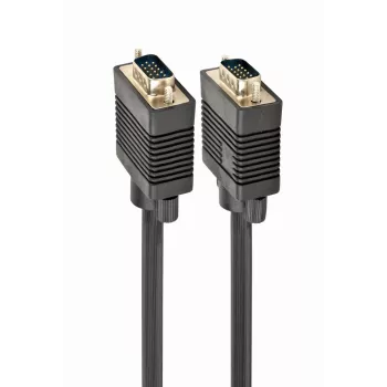 Kabel GEMBIRD Premium VGA HD15M/HD15M podwójnie ekranowany z 2*rdzeniem ferrytowym 2,0 m / czarny