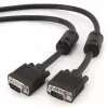 Kabel GEMBIRD Premium VGA HD15M/HD15M podwójnie ekranowany z 2*rdzeniem ferrytowym 2,0 m / czarny
