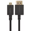 Kabel GEMBIRD HDMI męski do micro D-męski ze złoconymi złączami 2,0 m czarny