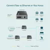 TP-Link Gigabit Multi-Mode Media Converter, 1000 Mbit/s, IEEE 802.3ab, IEEE 802.3x, IEEE 802.3z, Gigabit Ethernet, 1000 Mbit/s, 1000BASE-FX, 1000BASE‑SX, Cat6