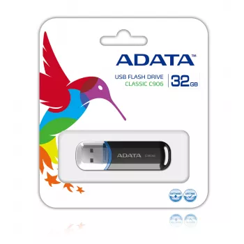 ADATA 32GB C906 pamięć flash USB typu A 2.0 czarna