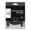 Kabel premium USB A - USB B GEMBIRD 4,5 m - czarny