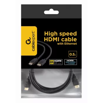 Kabel GEMBIRD HDMI v.1.4 męsko-męski 0,5 m w opakowaniu zbiorczym