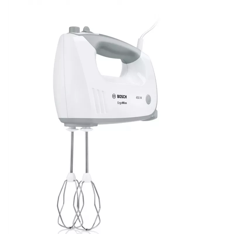 Bosch MFQ36460 ErgoMixx mikser ręczny ze stojakiem i miską 450 W biały