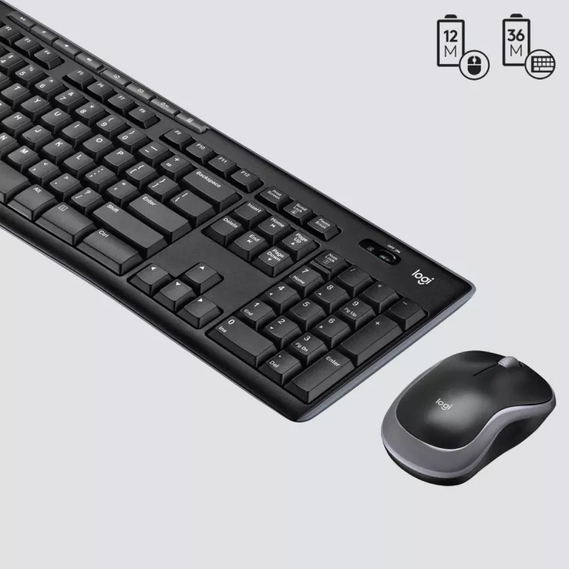 LOGITECH Wireless Desktop Mk270 - Qwerty US Int - Eer