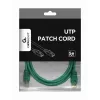 Kabel krosowy GEMBIRD - kat. 5e - UTP - 1,5 m - zielony