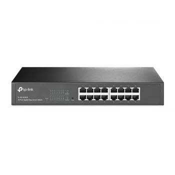 Przełącznik sieciowy TP-Link 16-portowy Gigabit Easy Smart, zarządzalny, L2, Gigabit Ethernet (10/100/1000), montaż w szafie RACK, 1U