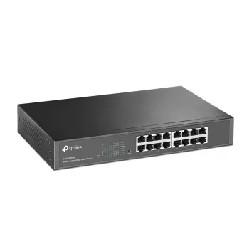 Przełącznik sieciowy TP-Link 16-portowy Gigabit Easy Smart, zarządzalny, L2, Gigabit Ethernet (10/100/1000), montaż w szafie RACK, 1U